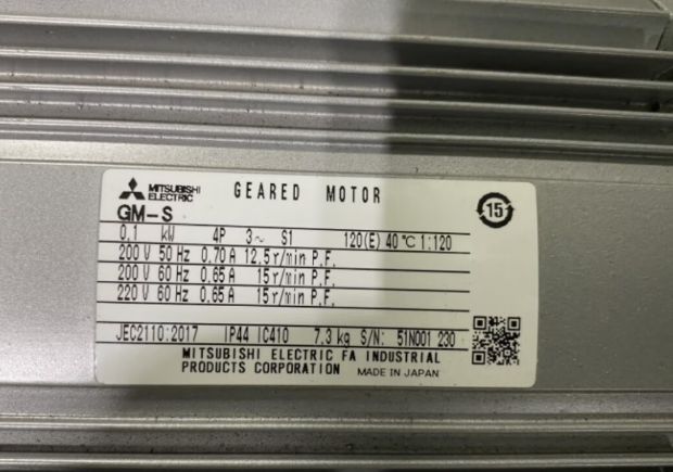 三菱GM-S0.1KW/200V.50HZ/1:120