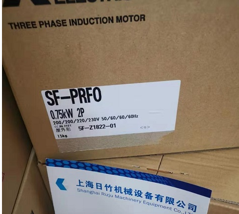三菱SF-PRFO  0.75KW/220V.50HZ/4P  