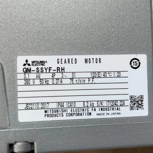 三菱GM-SSYF-RH 0.1KW/380V.50HZ/1:20