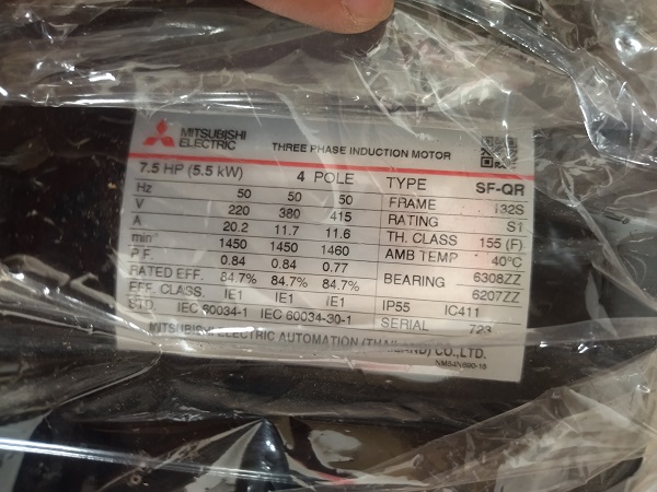 三菱SF-QR 5.5KW/220V.380V/6P