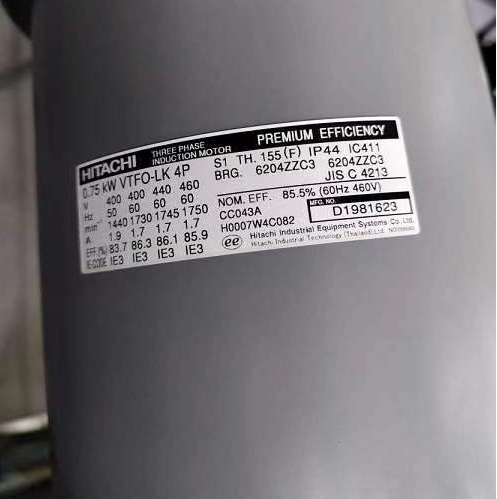 日立电机VTFO-LK 0.75-KW/220V.380V/4P
