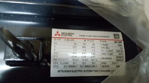 三菱SF-QR 1.5KW/220V.380V/6P